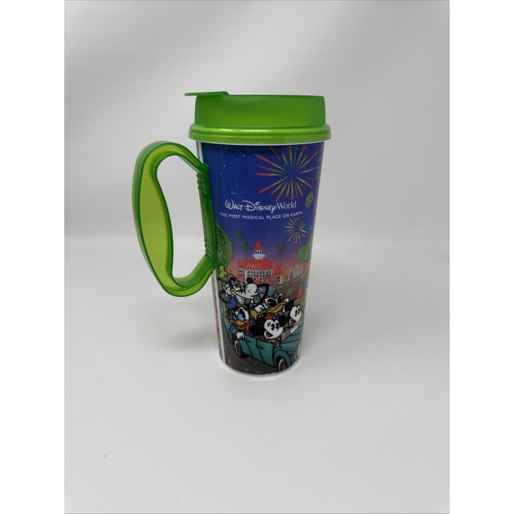 Walt‎ Disney Parks 2024 Resort Parks Refill Travel Mug Soda Cup Whirley Green